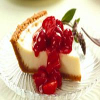 Vanilla Cheesecake with Cherry-Berry Topping_image