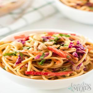Thai Spaghetti Pasta Salad_image