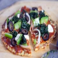 Vegetable Pizza on Cauliflower Crust image