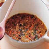 Hearty lamb and barley soup_image