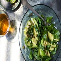 Avocado Salad With Herbs and Capers image
