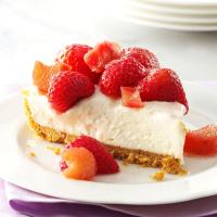 Rhubarb Berry Cheesecake Pie image