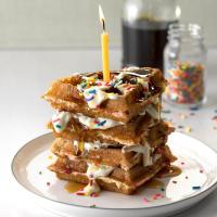 Birthday Cake Waffles image