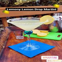 Lemony Lemon Drop Martini image