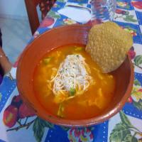 Mexican Chicken Soup with Garbanzo Beans (Caldo Tlalpeno) image