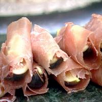 Fall Figs Stuffed with Stilton Cheese, Wrapped in Prosciutto and Chateau Elan Port Wine Syrup image