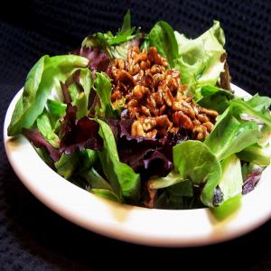 Southern Greens With Warm Pecan Dressing image