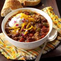 Slow-Cooked Chunky Chili image