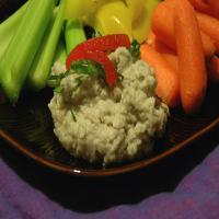 One-Step Artichoke Bean Dip With Roasted Red Peppers image