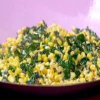Garlicky Creamed Corn and Spinach_image