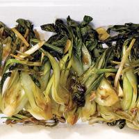 Stir-Fried Bok Choy with Garlic, Ginger, and Scallions_image