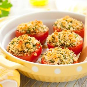 Roasted Tomatoes with Blue Cheese_image