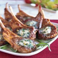 Sauteed Lamb Chops with Béarnaise Butter_image