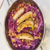 Chicken Sausage with Apples, Sage and Cabbage_image