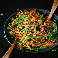 Sugar Snap Pea & Carrot Soba Noodles Recipe - (4/5)_image