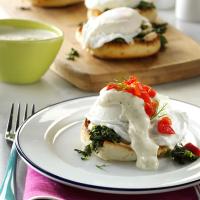 Eggs Benedict with Dill Sauce image