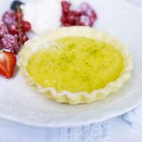 Lime curd tarts with summer berries image