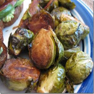 Balsamic Roasted Brussel Sprouts - Ina Garten Recipe - (4.4/5)_image
