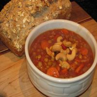 Chunky Lentil-Cashew Soup_image
