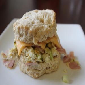 Egg and Ham Biscuits image
