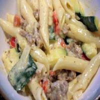 Baked Penne with Sausage, Zucchini, and Fontina Recipe - (4.2/5)_image