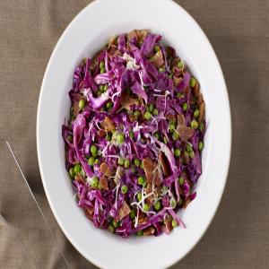 Warm Red Cabbage & Peas Salad_image