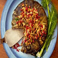 Swiss Chard and Lamb Torte With Fennel-Pomegranate Relish image