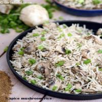 5 spice mushroom rice recipe | five spice mushroom rice | Chinese five spice rice | how to make 5 spice rice |_image