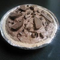 Super-Rich No-Bake Chocolate Peanut Butter Pie image