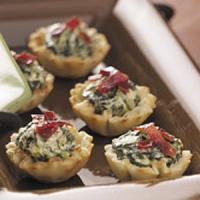 Spinach Bacon Tartlets_image