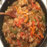 Sausage, Peppers, and Potatoes image