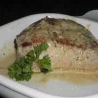 Pork Chops With Low-Fat Mustard-Cream Sauce image