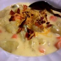 Kittencal's Cheddar Cheese & Potato Soup image