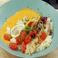 Oven Roasted Red Snapper Fillets with Tomatoes and Onions_image