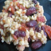 Slow Cooker Red Beans and Barley (Low Fat) image