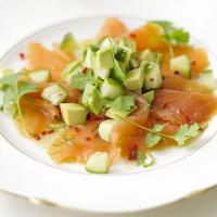 Smoked salmon with Asian dressing image