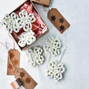 Snowflake pretzels image