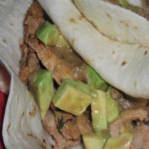 Lime and Beer Pork With Easy Chunky Guacamole image