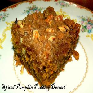 Spiced Pumpkin Pudding Dessert_image