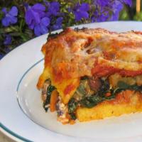 Polenta Lasagna With Feta and Kale_image