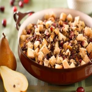 Cranberry-Pear Wild Rice Stuffing | VegKitchen_image