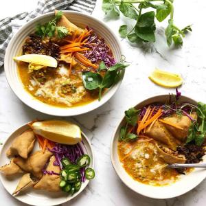 Burmese Samosa Soup Recipe_image