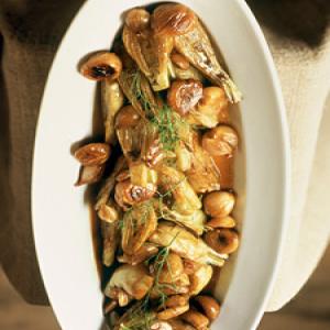 Braised Fennel with Chestnuts and Shallots_image