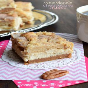 Snickerdoodle Cheesecake Bars Recipe - (4.3/5)_image