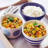Sweet potato & pea curry image
