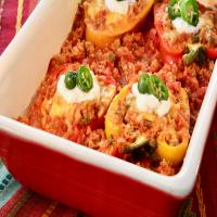 Low Carb Turkey-Stuffed Peppers image