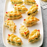 Puff Pastry Holly Leaves image