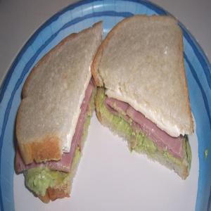 Avocado Ham Sandwiches image