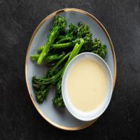 Bryce's Broccolini and Alfredo Dipping Sauce_image