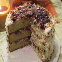 Coconut Raspberry Buttermilk Cake_image